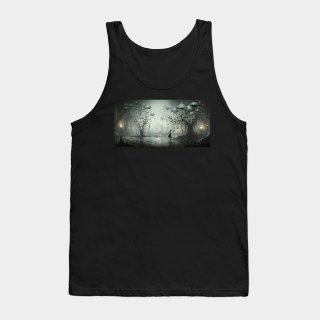 clockpunk Tank Top by thewandswant